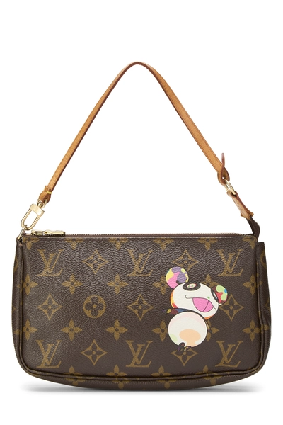 Louis Vuitton Takashi Murakami x Louis Vuitton Monogram Canvas Panda Pochette Accessoires
