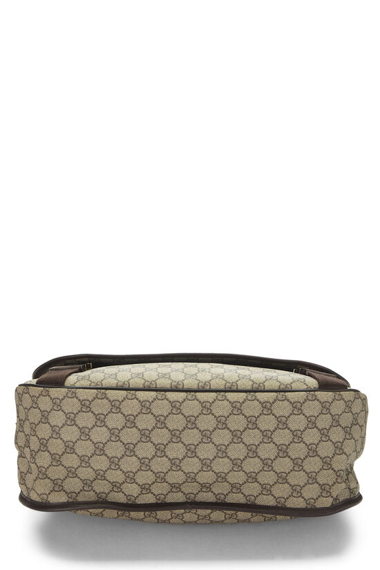 Gucci Original GG Supreme Canvas Flap Messenger Large 