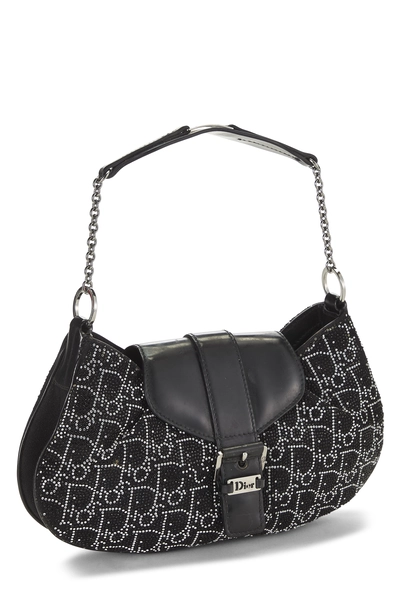 Black Embellished Handbag Small, , large