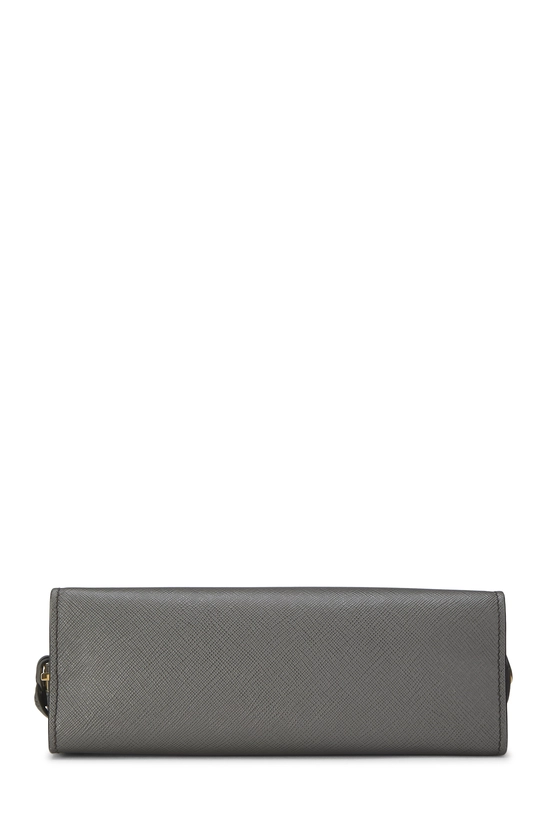 Grey Saffiano Esplanade Crossbody, , large image number 4
