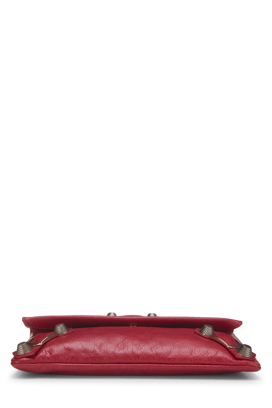 Red Agneau Giant 21 Envelope Clutch, , large image number 4