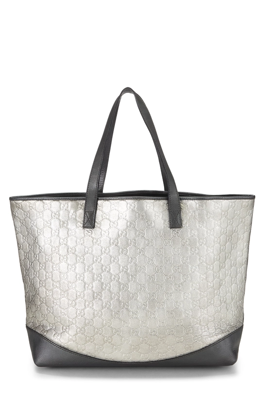 Silver Guccissima Joy Tote Large, , large image number 3
