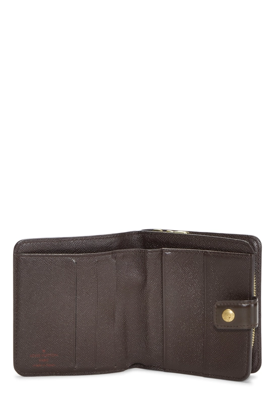 Damier Ebene Compact Zip Wallet, , large image number 3