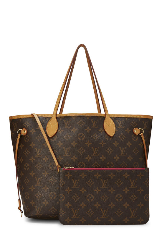Pink Monogram Canvas Neo Neverfull MM, , large image number 4