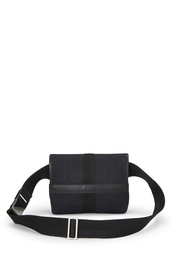 Black GG Canvas Belt Bag Small, , large image number 4