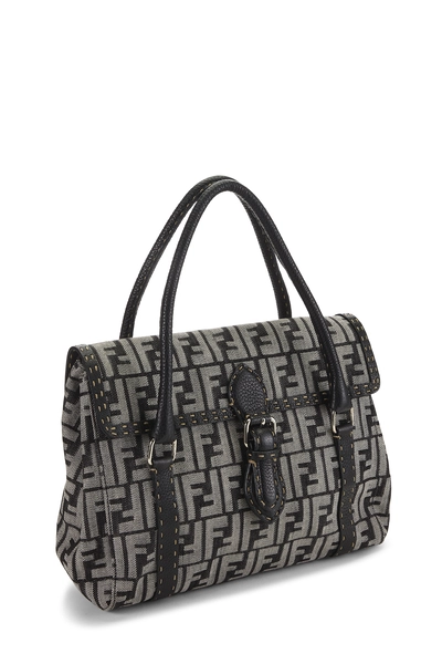 Black Zucca Denim Linda Bag, , large