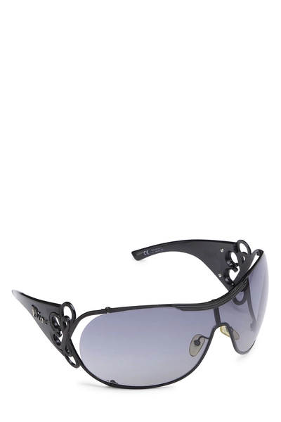 Black Acetate Diori Sunglasses, , large