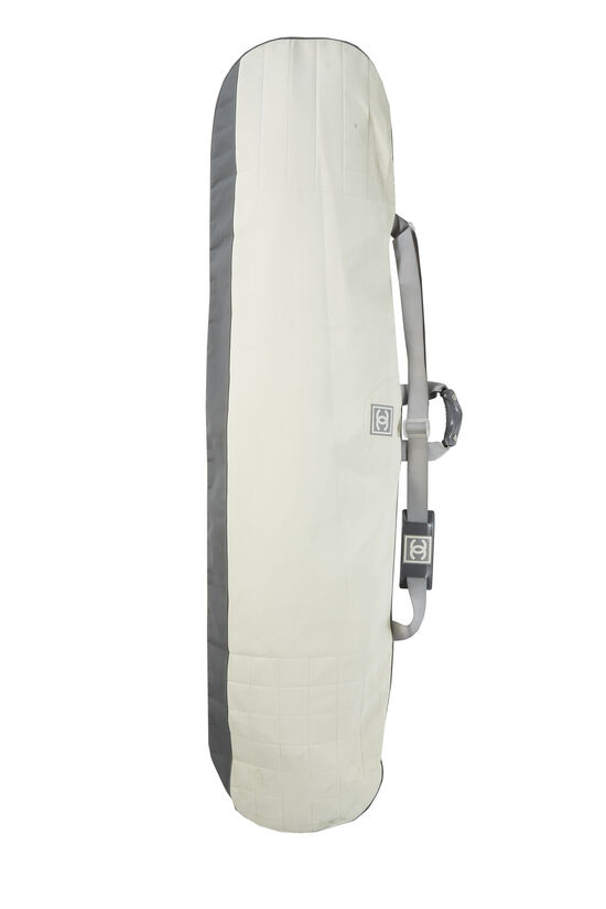 White Fiberglass 'CC' Sportline Snowboard, , large image number 6