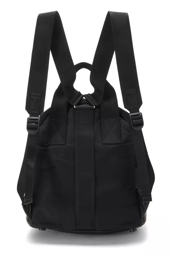 Black Beaded Mesh Backpack, , large image number 3
