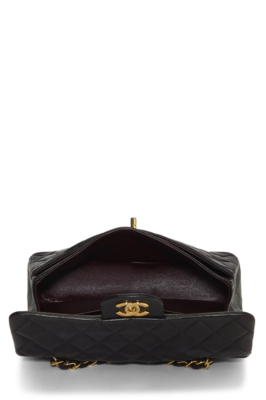 Black Quilted Lambskin Classic Double Flap Small, , large image number 5