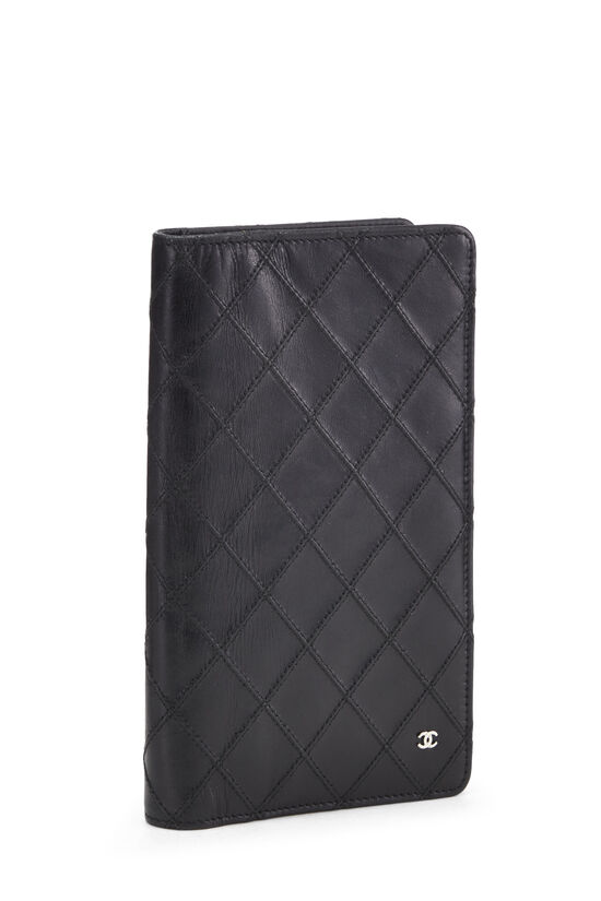 Chanel Black Lambskin Long Wallet Q6A0LY1IKB036