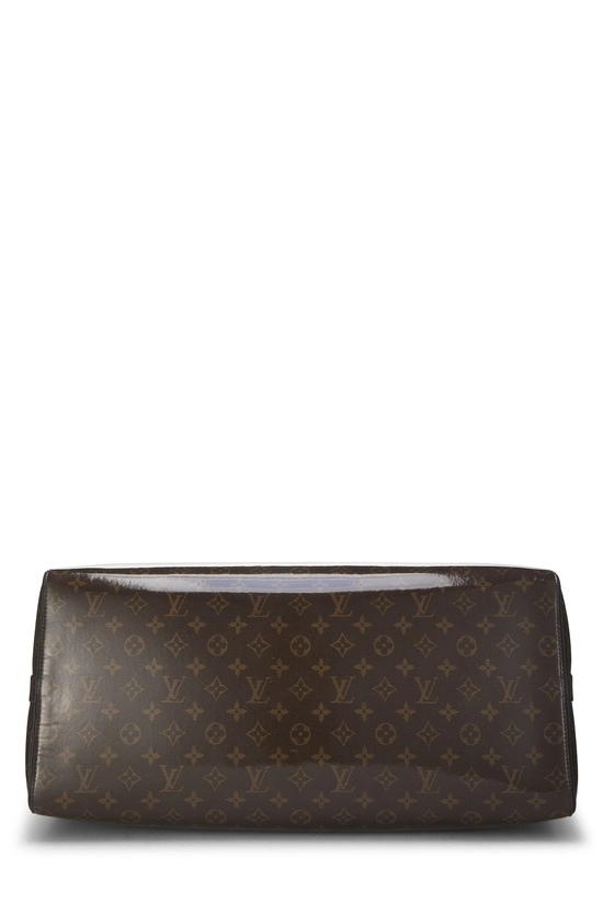 Black Monogram Glaze Keepall Bandouliere 50, , large image number 4