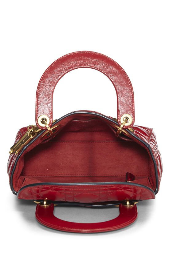 Red Cannage Quilted Calfskin My Lady Dior Lucky Charms Small, , large image number 6