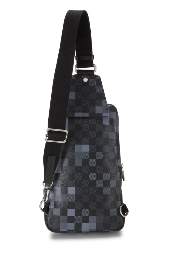 Black Damier Graphite Pixel Avenue Sling, , large image number 3