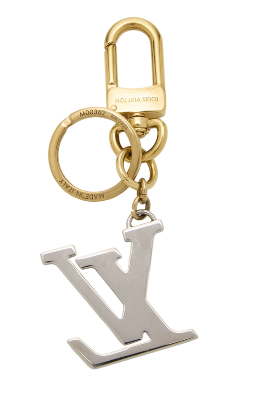 Gold & Silver Initiales Key Holder , , large image number 1