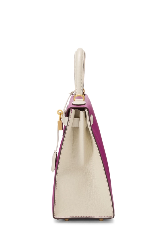 Rose Purple, Nata Epsom Horseshoe Kelly Sellier 28, , large image number 2