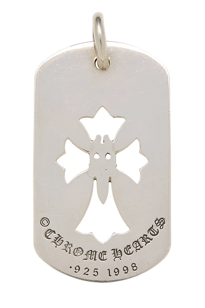 Sterling Silver Los Angeles Cutout Dog Tag, , large