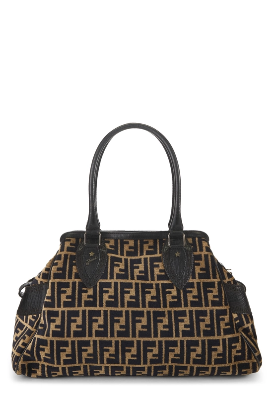 Brown Zucca Velvet Bag Du Jour Medium, , large image number 0
