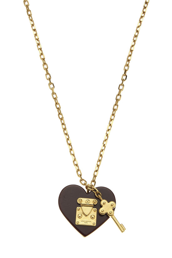 Louis Vuitton Triple Layer Charm Necklace