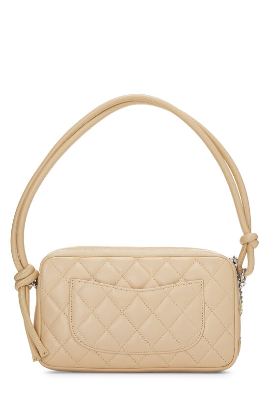 Chanel White/Black Quilted Cambon ligne Crossbody Bag