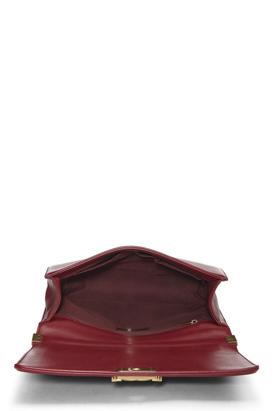Red Quilted Calfskin Boy Bag Medium, , large image number 5