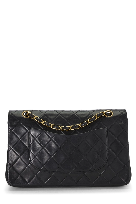 Black Quilted Lambskin Classic Double Flap Medium, , large image number 3