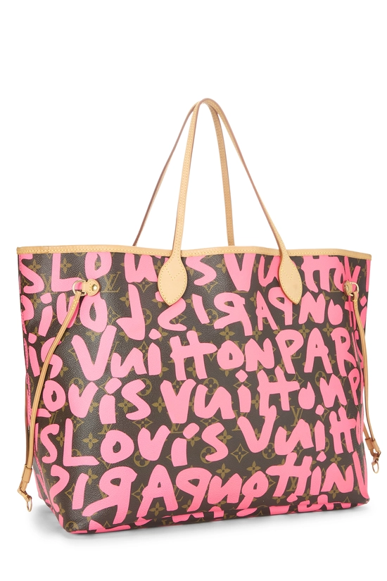 Stephen Sprouse x Louis Vuitton Pink Graffiti Neverfull GM, , large image number 1