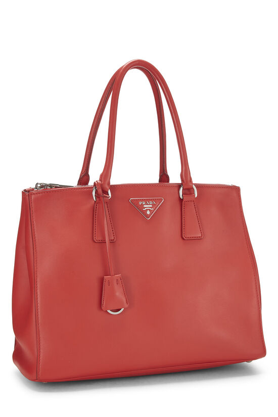 Red Calfskin Shopping Bag Medium, , large image number 1