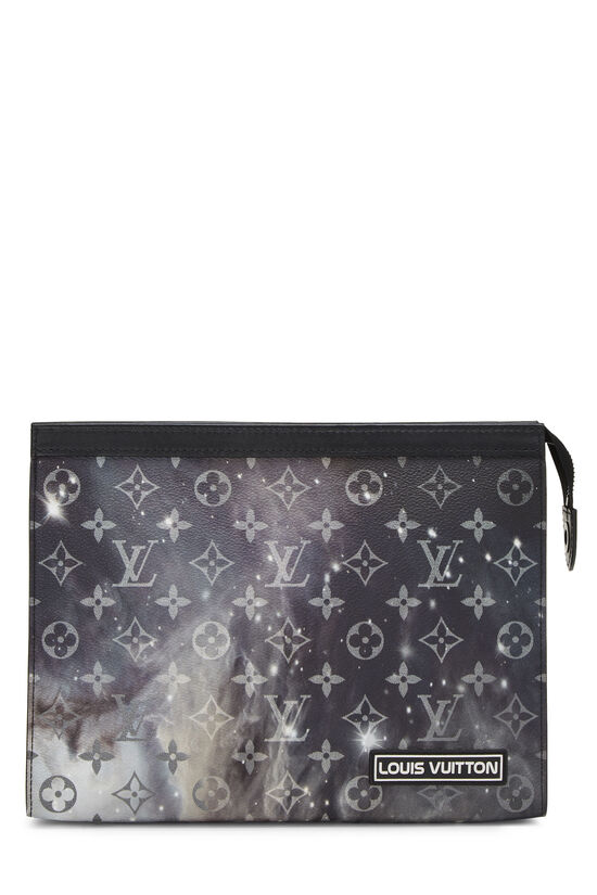 Louis Vuitton Black Multi Color Monogram Clutch Bag