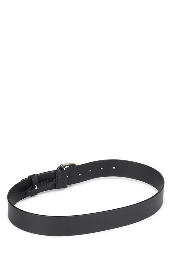 Black Leather Belt 75, , large image number 2
