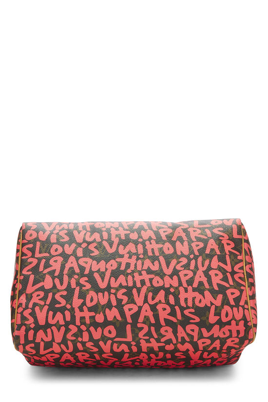 Stephen Sprouse x Louis Vuitton Pink Monogram Graffiti Speedy 30, , large image number 6