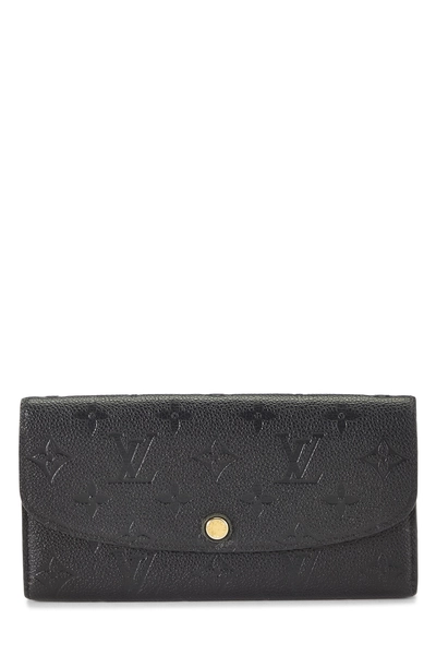 Noir Monogram Empreinte Emilie Wallet