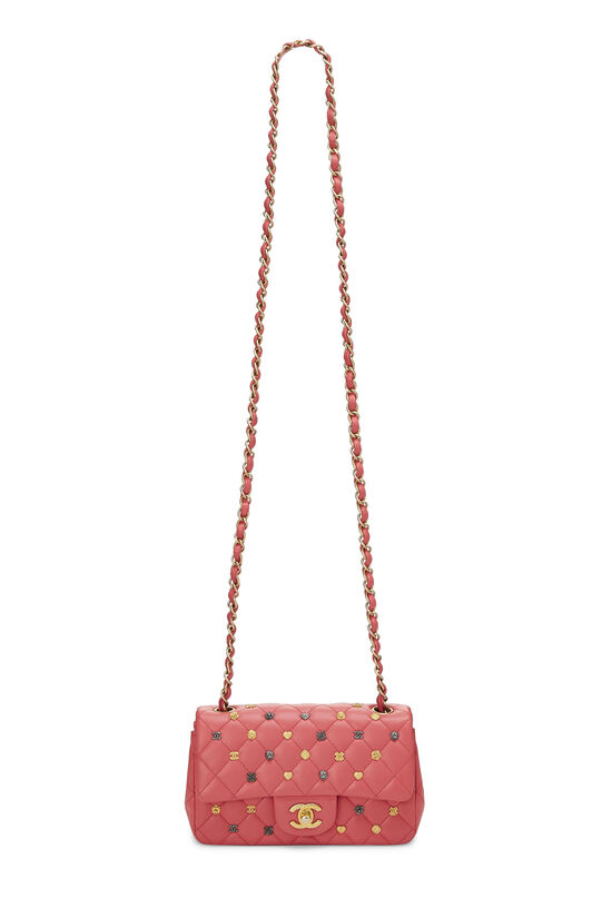 Chanel - Classic Flap Bag - Mini Rectangular - Pink Lambskin with