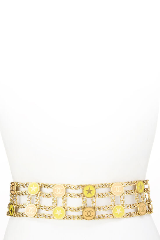 Gold Coin Chain Belt, , large image number 3