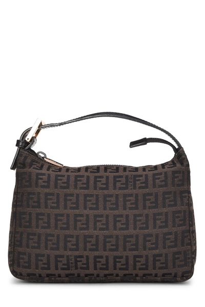 Brown Zucchino Canvas Handbag Mini