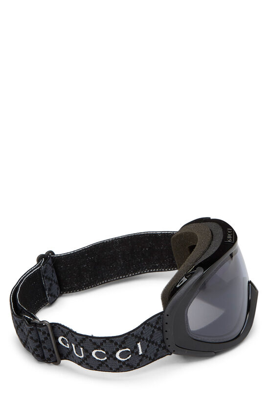 Gucci logo-strap Ski Goggles - Black