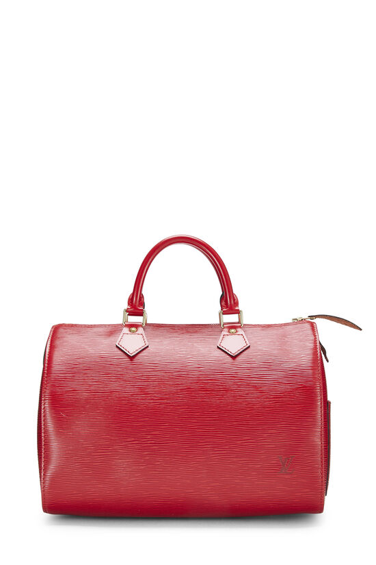 louis vuitton red and pink bag