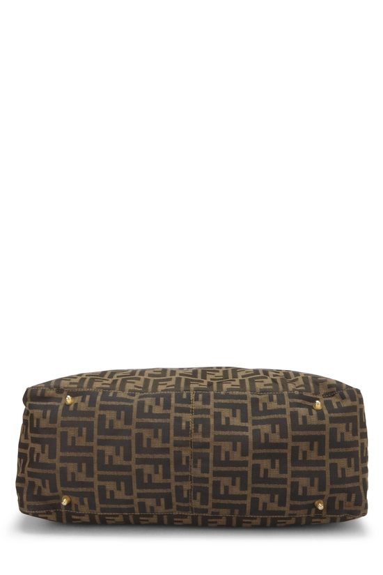 Brown Zucca Canvas Handbag Large, , large image number 4