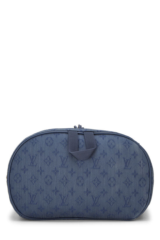 Blue Monogram Denim Chalk Backpack, , large image number 4