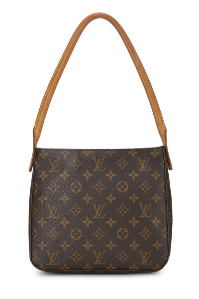 Louis+Vuitton+Grand+Sac+Shoulder+Bag+Black+Leather for sale online