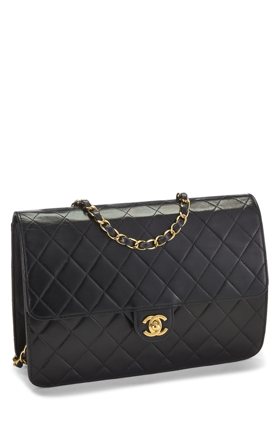 Black Quilted Lambskin Turnlock Ex Flap Medium, , large image number 1