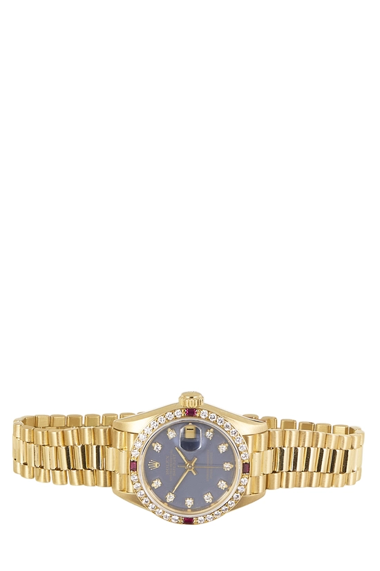 18K Gold Diamond Ruby Datejust 69068 26mm, , large image number 2