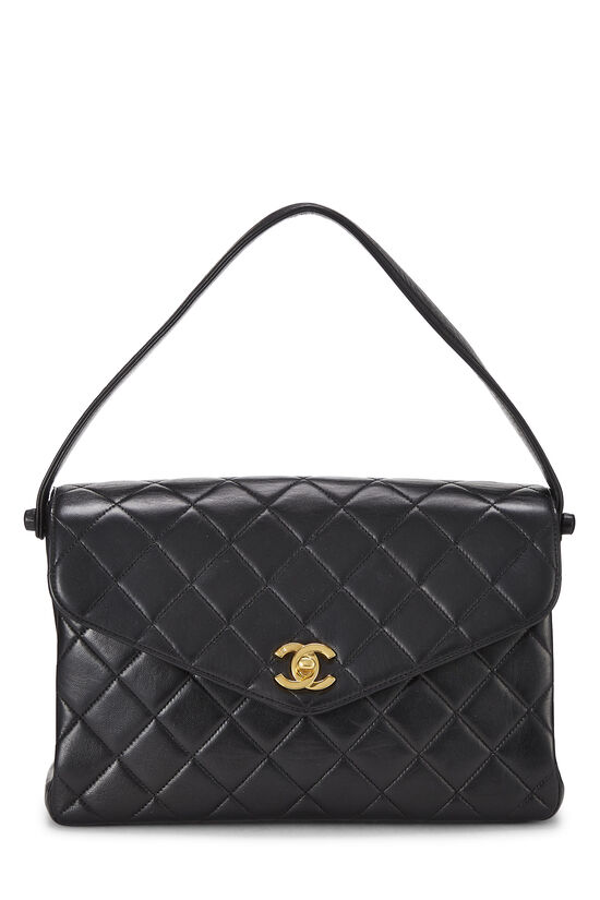 chanel bags black quilted