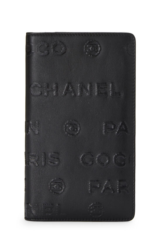 Black Leather 31 Rue Cambon Wallet , , large image number 1