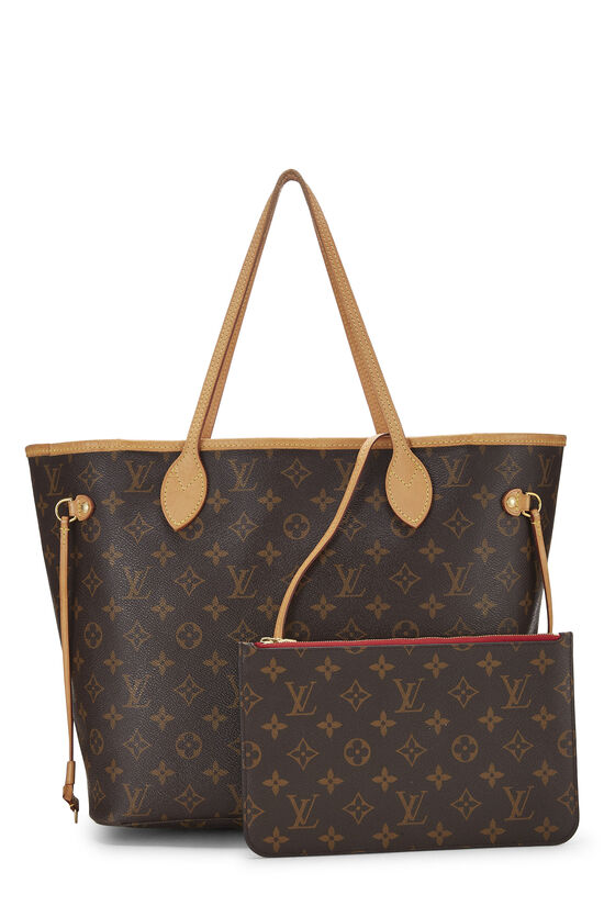 Louis Vuitton Red Monogram Neo Neverfull MM QJB3A05VRA046 | WGACA 
