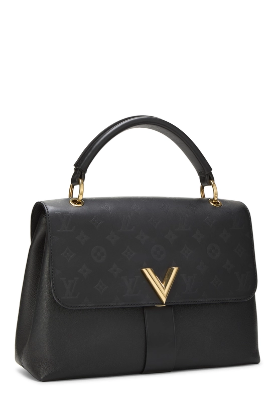 Black Calfskin Very One Top Handle Bag, , large image number 1
