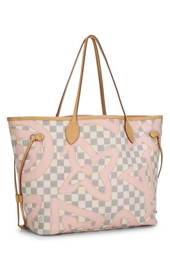Pink Summer Spirit Damier Azur Tahitienne Neverfull MM, , large image number 1