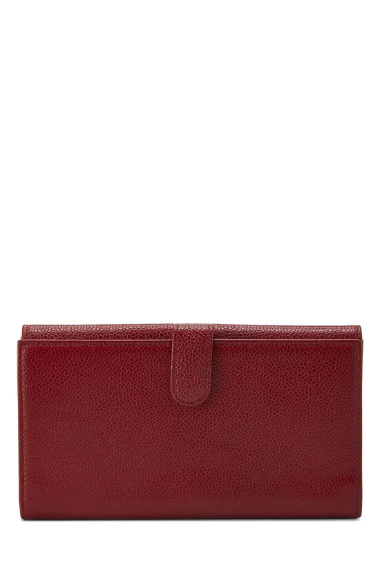 Red Caviar 'CC' Organizer Wallet, , large image number 2