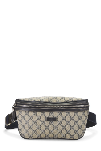 Gucci Navy Original GG Canvas Waist Pouch