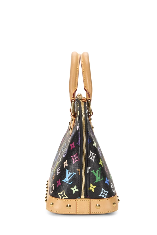 Takashi Murakami x Louis Vuitton Black Monogram Multicolore Alma PM NM, , large image number 2
